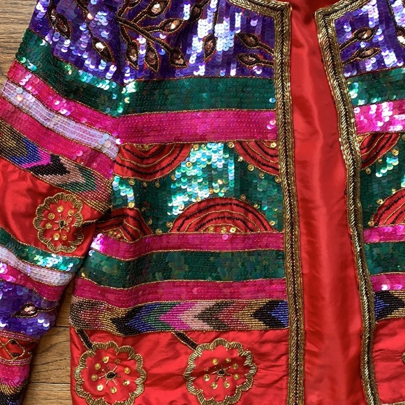 Vintage Parisian Room Beaded Jacket - Picture 2 of 5